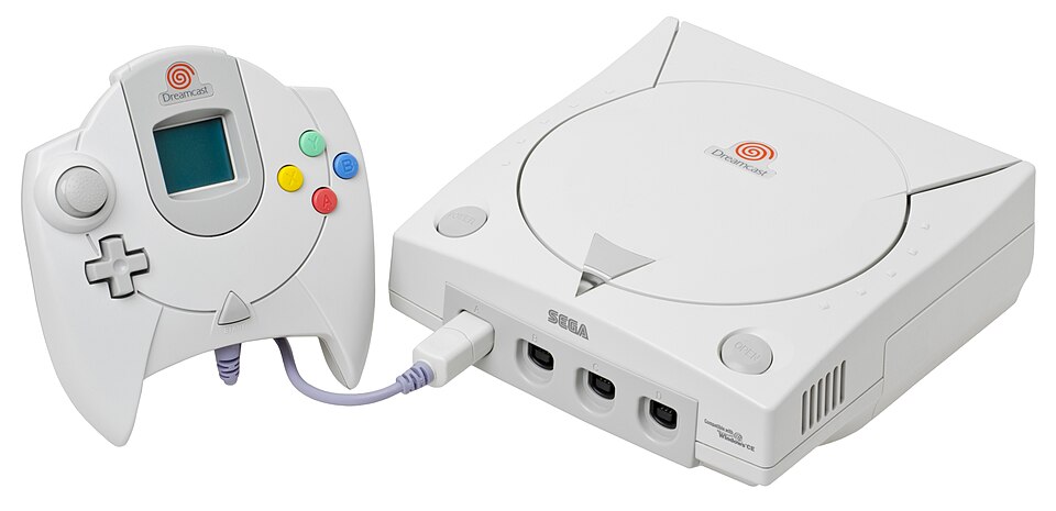 セガ ドリームキャスト本体とコントローラ